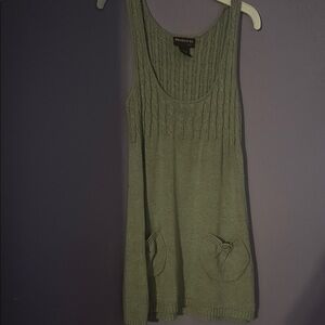 Mossimo Grey Knit Tank Top